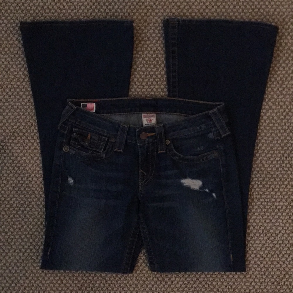 True Region Modern Flare Leg Jeans
